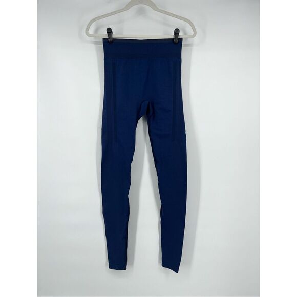 STIO Basis Seamless LeggingOutdoor Compression Blue Logo Athletic Size Small - Picture 2 of 7